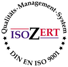 Zertifikat DIN EN ISO 9001:2015